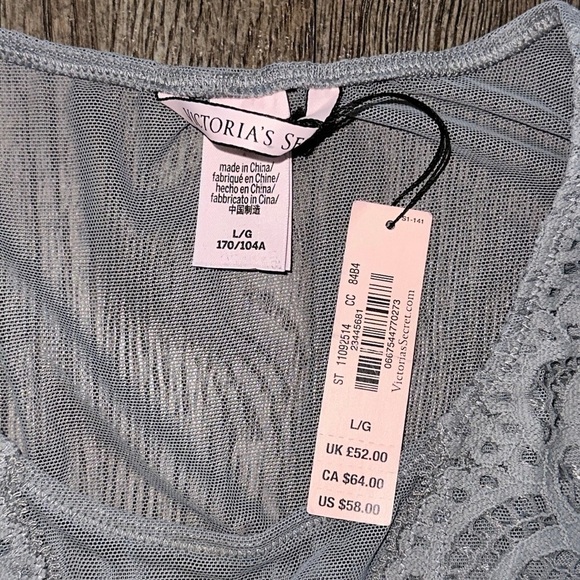Victoria’s Secret mesh bodysuit with lace overlay front - Picture 8 of 13